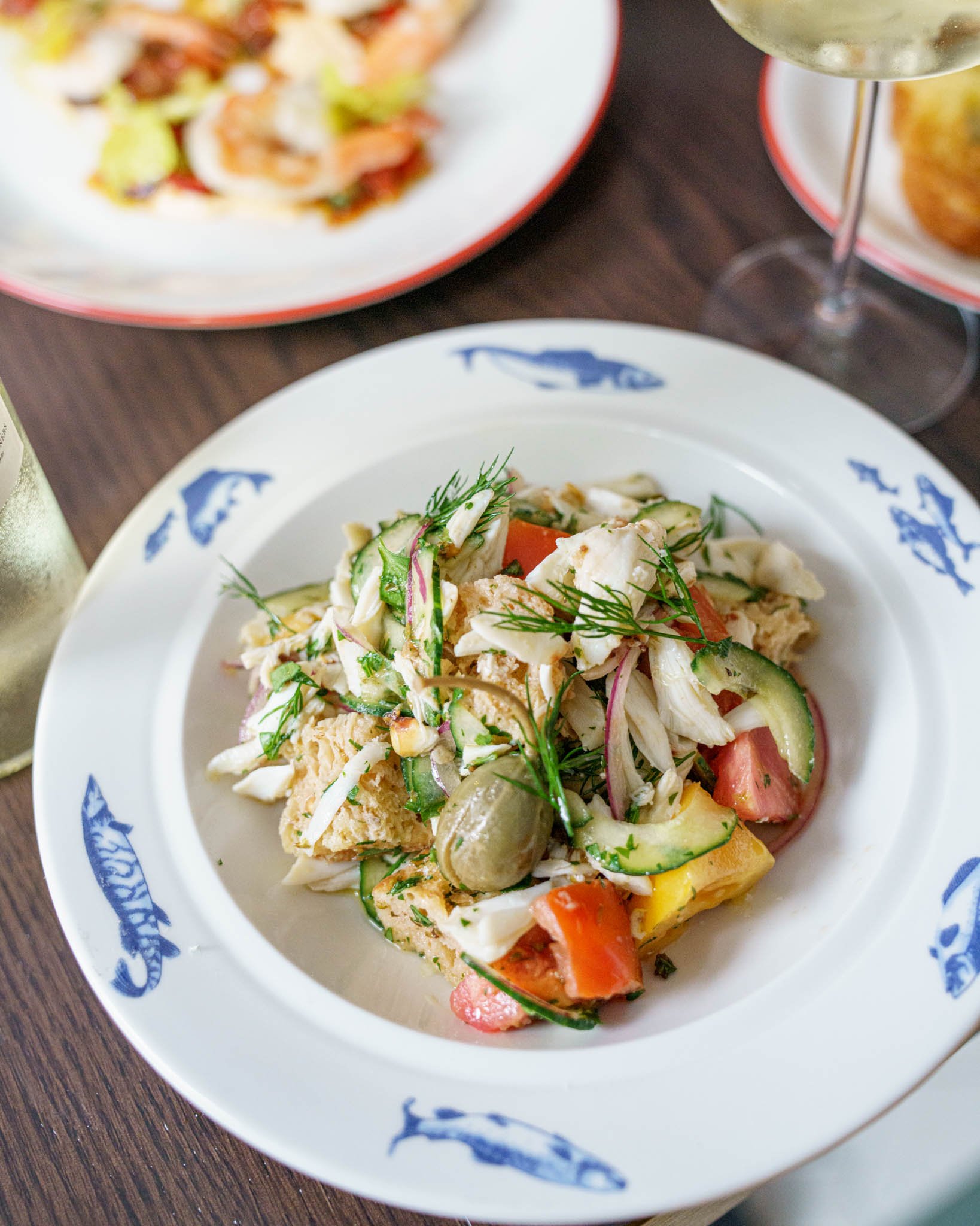 osteria pirata fresh crab salad